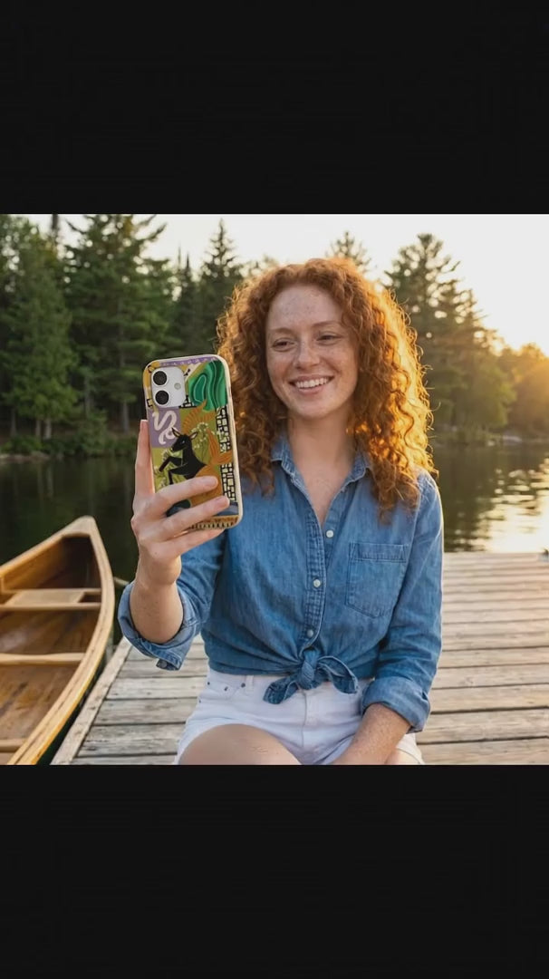 Seashell Capricorn Sea Goat iPhone 16 Pro Case - Product video demonstration