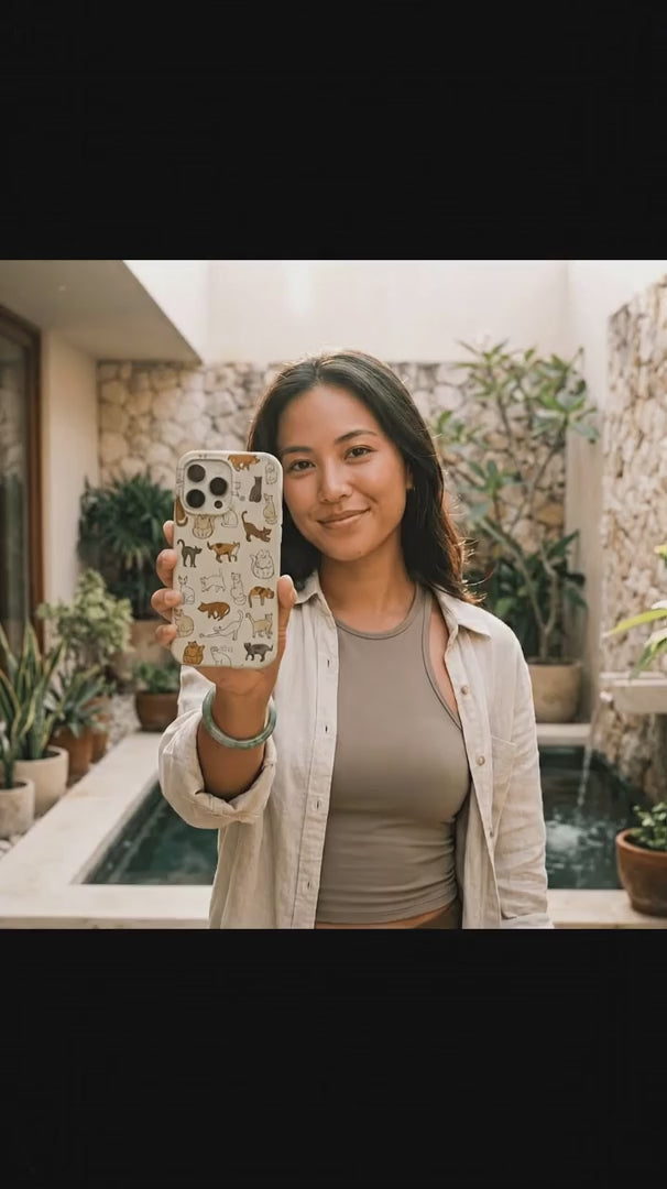 London Fog Kitty Cats iPhone 16 Pro Max Case - Product video demonstration