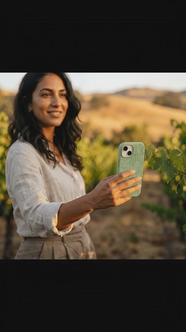 Sage Green Cacti iPhone 15 Case - Product video demonstration