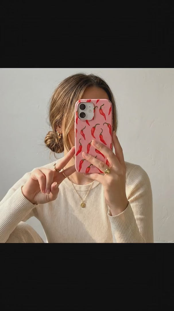 Bubblegum Pink Heatwave iPhone 15 Pro Case - Product video demonstration