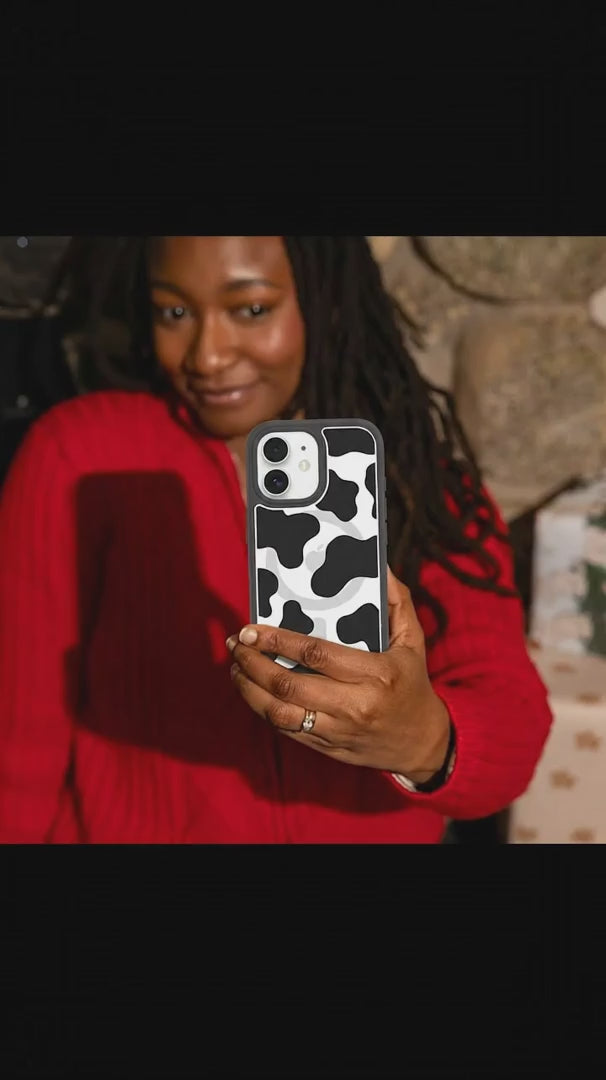 Clear Moo Mood iPhone 17 Pro Case With Noir Ridge (MagSafe included) - Product video demonstration