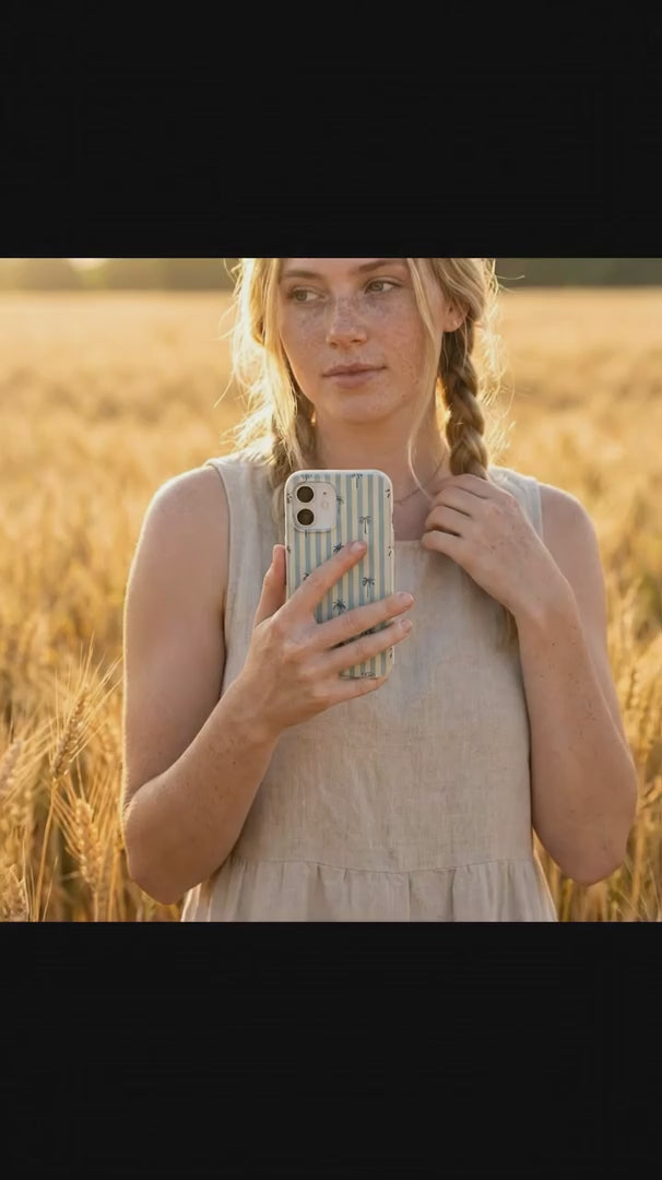 London Fog Tropical Stripes iPhone 16 Case - Product video demonstration