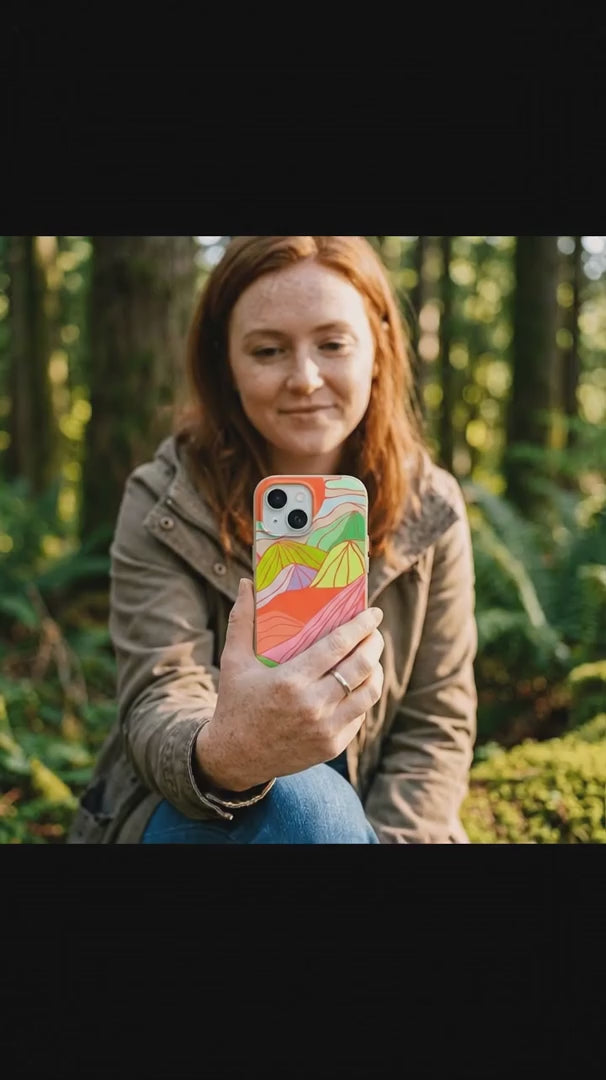 Seashell Chromatic Peaks iPhone 17 Pro Case - Product video demonstration