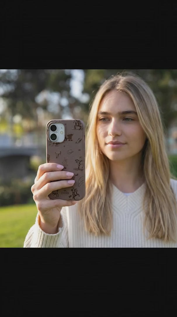 Chocolate Brown Wild Frontier iPhone 17 Pro Case - Product video demonstration