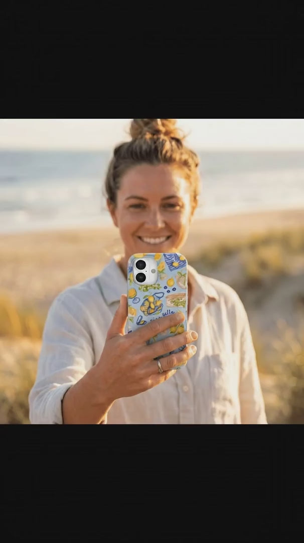 Powder Blue Ciao Bella iPhone 16 Pro Case - Product video demonstration