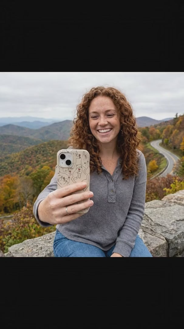 London Fog Purr and Pour iPhone 16 Pro Max Case - Product video demonstration