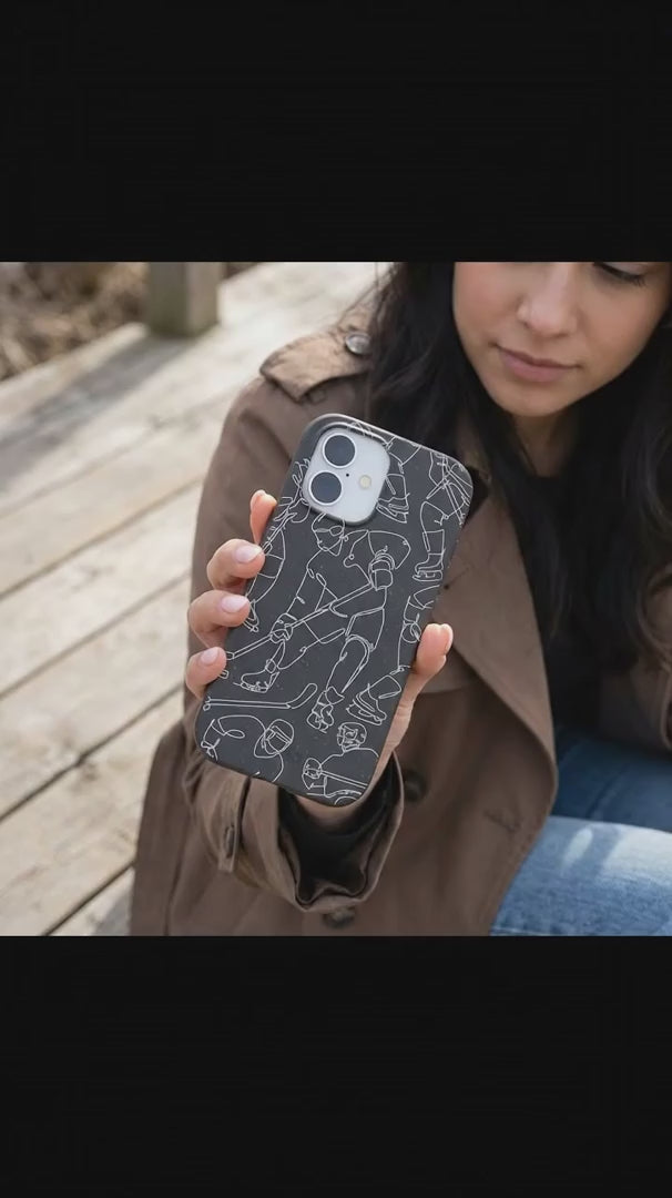 Black Play Sketch iPhone 15 Pro Case - Product video demonstration