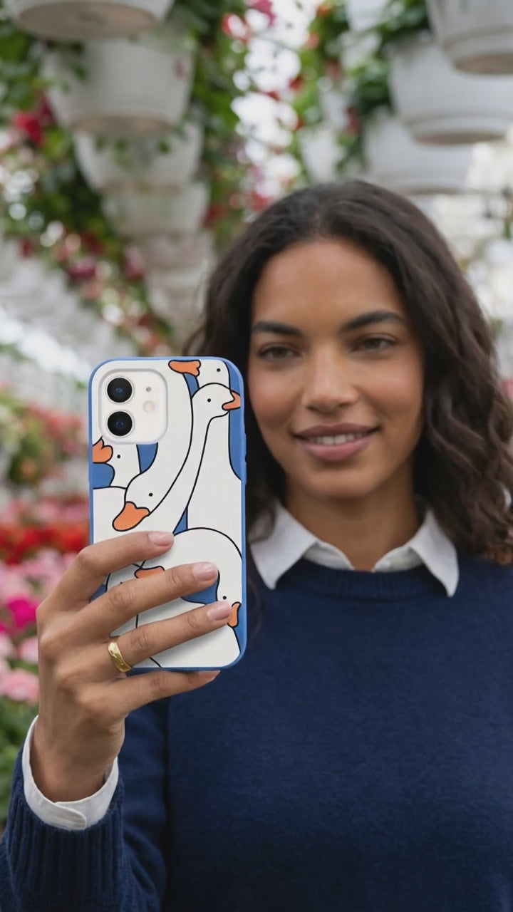 Electric Blue Silly Goose iPhone 17 Case - Product video demonstration