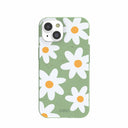 Sage Green Daisy iPhone 14 Case