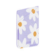 Daisy Lavender Phone Case Card Holder 