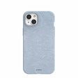 Powder Blue Ebb and Flow iPhone 15 Plus Case