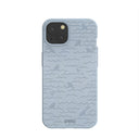 Powder Blue Fin iPhone 13 Case