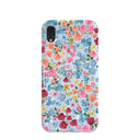 Powder Blue Fleurs iPhone XR Case