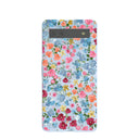 Powder Blue Fleurs Google Pixel 6a Case