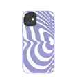 Lavender Flutter Left iPhone 11 Case