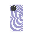 Lavender Flutter Left iPhone 13 Case