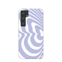 Lavender Flutter Left Samsung Galaxy S24+(Plus) Case