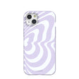 Lavender Flutter Right iPhone 15 Plus Case