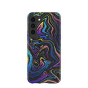 Black Galaxy Swirls Samsung Galaxy S22 Case