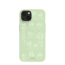 Sage Green Green Cascade iPhone 13 Case