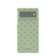 Sage Green Hearts Google Pixel 6 Case