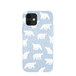 Powder Blue Ice Bears iPhone 12/ iPhone 12 Pro Case