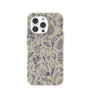 London Fog Indigo Bouquet iPhone 14 Pro Case