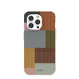 London Fog Knitted Patchwork iPhone 14 Pro Case