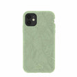 Sage Green Lushy Leaves iPhone 11 Case