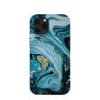 Powder Blue Marble iPhone 12 Pro Max Case