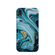Powder Blue Marble iPhone XR Case