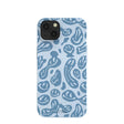 Powder Blue Melting Faces iPhone 13 Case