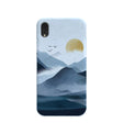 Powder Blue Misty Mountains iPhone XR Case