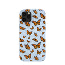 Powder Blue Monarchs in flight iPhone 12 Pro Max Case