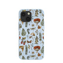Powder Blue Nature walks iPhone 13 Mini Case
