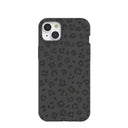 Black Night Leopard iPhone 15 Plus Case