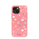 Bubblegum Pink Pretty Picnic iPhone 13 Mini Case