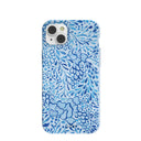 Powder Blue Reef iPhone 14 Plus Case