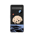 Black Retro Moon Google Pixel 6a Case