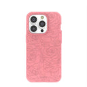 Bubblegum Pink Rosettes iPhone 14 Pro Case