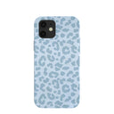 Powder Blue Sky Leopard iPhone 12/ iPhone 12 Pro Case