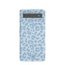 Powder Blue Sky Leopard Google Pixel 6a Case