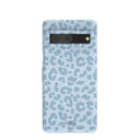 Powder Blue Sky Leopard Google Pixel 7 Case