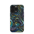Black Space Waves iPhone 13 Pro Case