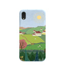 Powder Blue Sunny Countryside iPhone XR Case