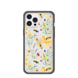 Clear Sweet Bees iPhone 12 Pro Max Case With Black Ridge