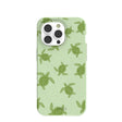 Sage Green Tiny Turtles iPhone 14 Pro Case