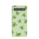 Sage Green Tiny Turtles Google Pixel 6a Case