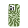 Sage Green Watermelon Time Warp iPhone 14 Pro Case