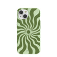 Sage Green Watermelon Time Warp iPhone 14 Case